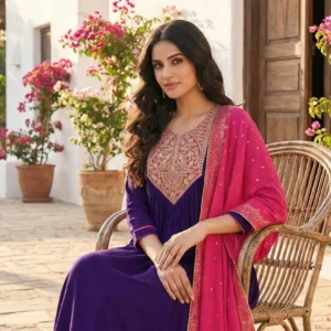 embroidered kurta, salwar